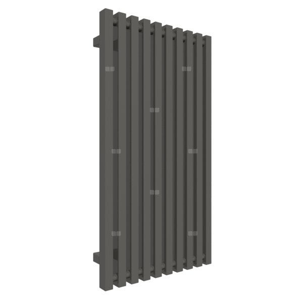 Grzejnik drabinkowy TERMA TRIGA, podłączenie ZX, wym. 900 x 480 mm, kolor szary ciemny RAL7022, moc 580W