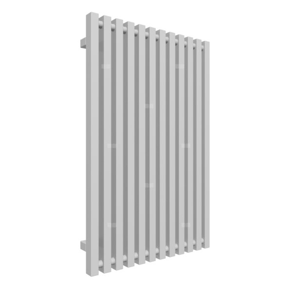 Grzejnik drabinkowy TERMA TRIGA, podłączenie ZX, wym. 900 x 580 mm, kolor srebrny mat, moc 701W