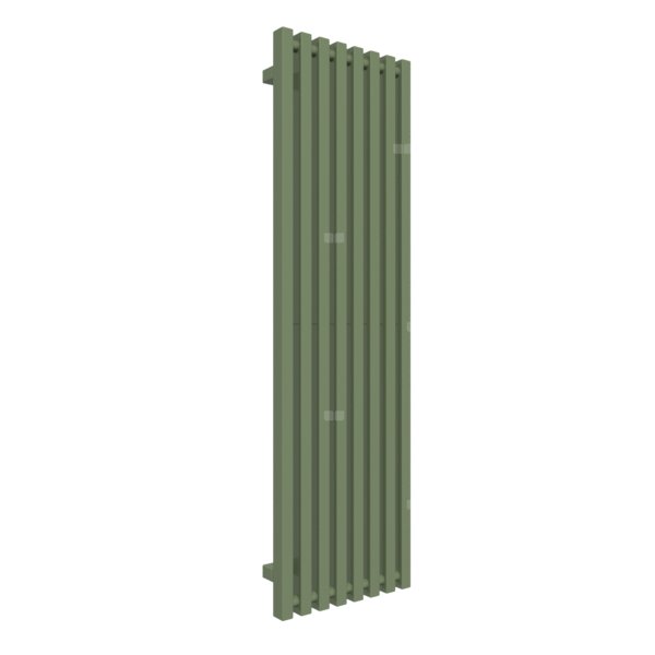 Grzejnik drabinkowy TERMA TRIGA, podłączenie Y1, wym. 1300 x 380 mm, kolor seledynowy groszkowy RAL6011, moc 652W