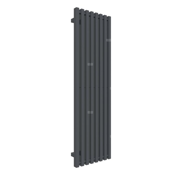 Grzejnik drabinkowy TERMA TRIGA, podłączenie YP, wym. 1300 x 380 mm, kolor szary antracytowy RAL7016, moc 652W