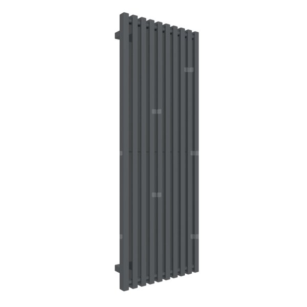 Grzejnik drabinkowy TERMA TRIGA, podłączenie Y1, wym. 1300 x 480 mm, kolor czarny anodowy, moc 824W