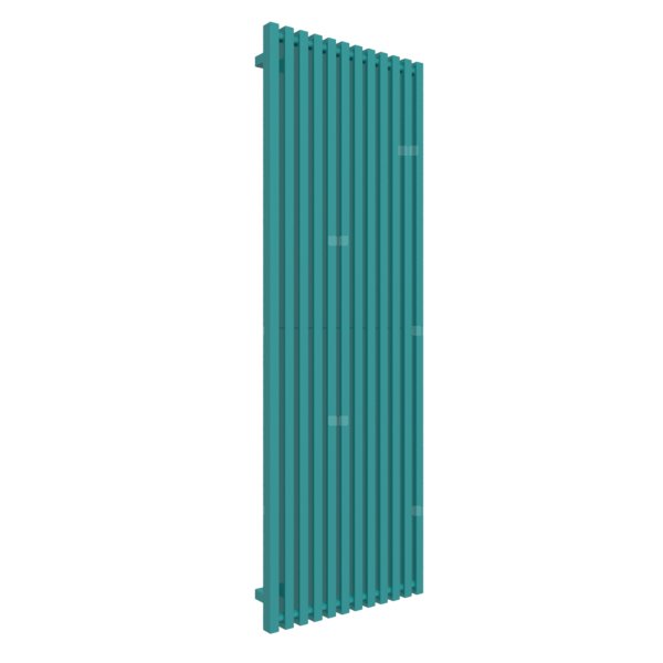 Grzejnik drabinkowy TERMA TRIGA, podłączenie ZX, wym. 1700 x 580 mm, kolor niebieski turkusowy RAL5018, moc 1298W