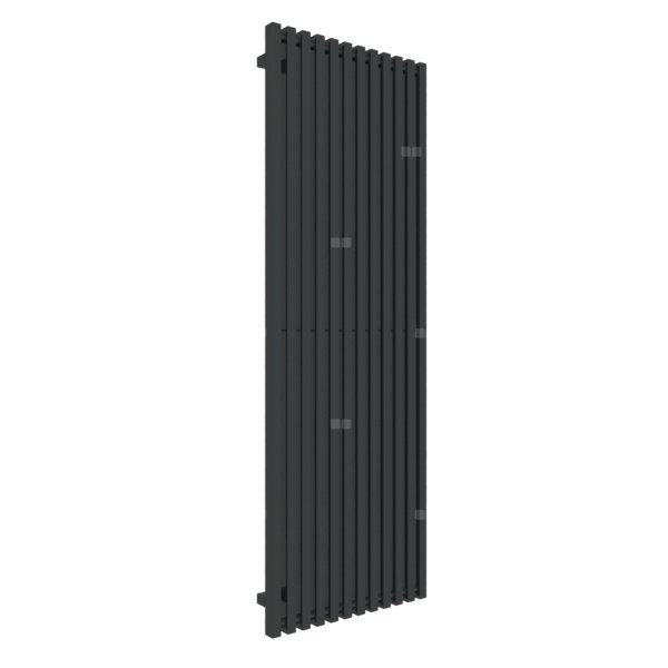 Grzejnik drabinkowy TERMA TRIGA, podłączenie Z8, wym. 1700 x 580 mm, kolor czarny jak kruk mat RAL9005, moc 1298W