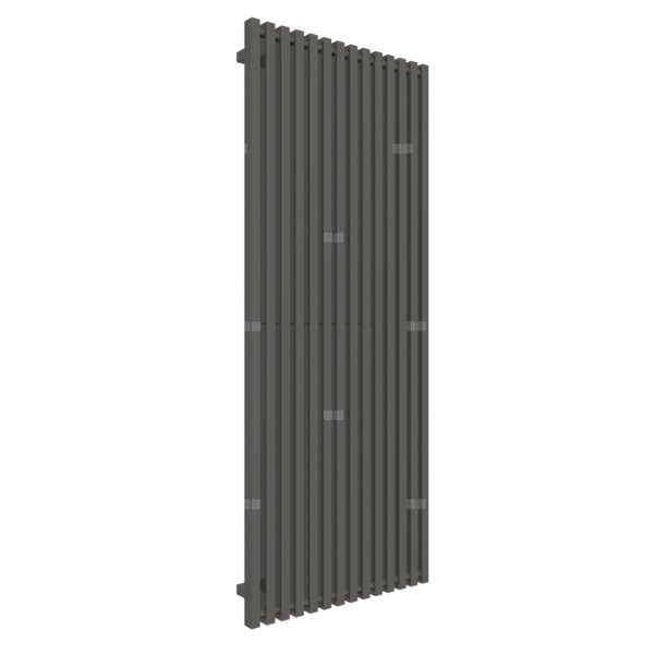 Grzejnik drabinkowy TERMA TRIGA, podłączenie ZX, wym. 1700 x 680 mm, kolor szary ciemny RAL7022, moc 1521W
