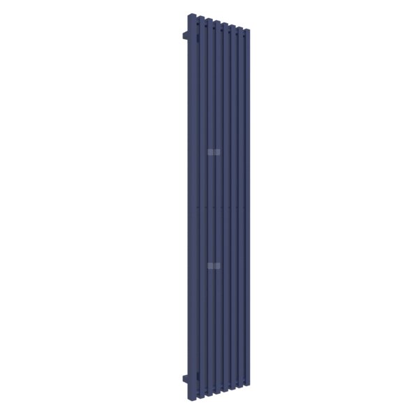 Grzejnik drabinkowy TERMA TRIGA, podłączenie ZX, wym. 1900 x 380 mm, kolor niebieski ciemny RAL5022, moc 961W