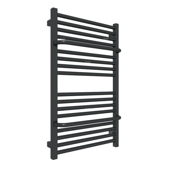 Grzejnik drabinkowy TERMA LIMA ONE, podłączenie S1, wym. 820 x 500 mm, kolor czarny jak kruk mat RAL9005, moc 406W