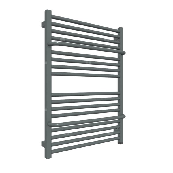 Grzejnik drabinkowy TERMA LIMA ONE, podłączenie S8, wym. 820 x 600 mm, kolor metaliczny szary, moc 477W