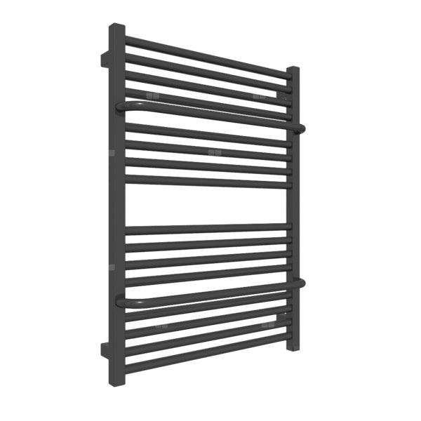 Grzejnik drabinkowy TERMA LIMA ONE, podłączenie S1, wym. 820 x 600 mm, kolor czarny sygnałowy RAL9004, moc 477W