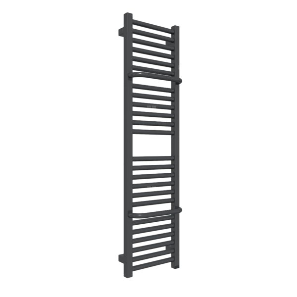 Grzejnik drabinkowy TERMA LIMA ONE, podłączenie S8, wym. 1140 x 300 mm, kolor metaliczna czerń, moc 345W