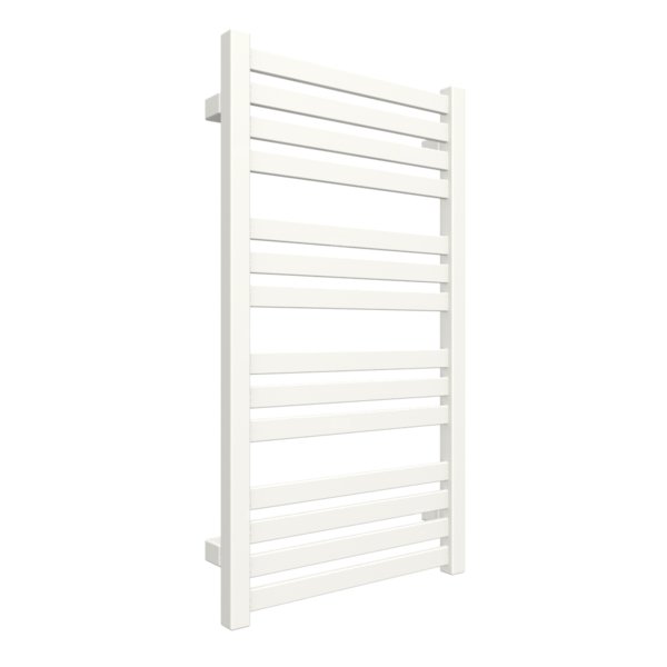 Grzejnik elektryczny TERMA MARLIN 430 x 780 mm, kolor biały drogowy RAL9016, moc 300 W, podłączenie E1, kabel prosty z wtyczką