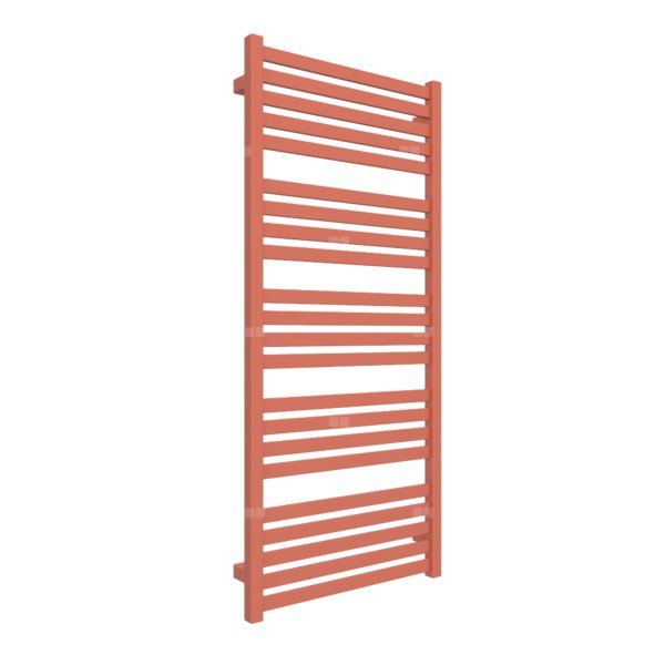Grzejnik drabinkowy TERMA MARLIN, podłączenie SX, wym. 1185 x 530 mm, kolor różowy łososiowy RAL3022, moc 576W