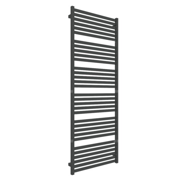 Grzejnik drabinkowy TERMA MARLIN, podłączenie SX, wym. 1680 x 630 mm, kolor czarny RAL9011, moc 957W