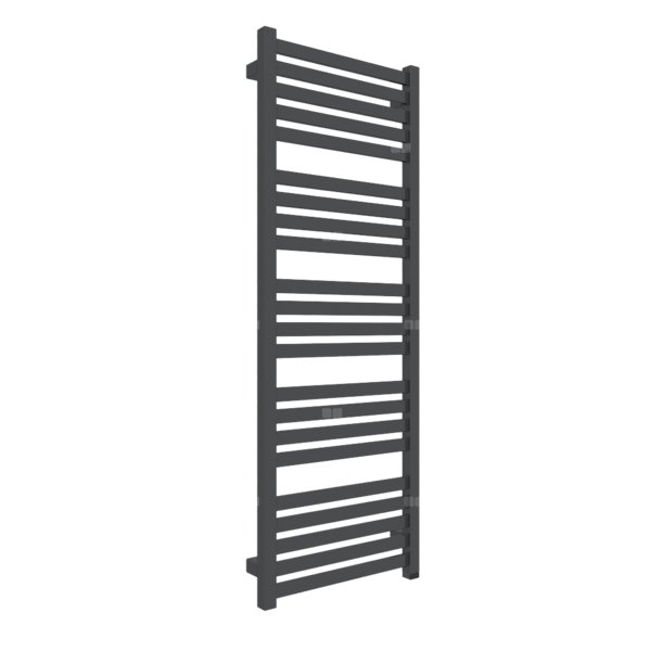 Grzejnik drabinkowy TERMA MARLIN ONE, podłączenie S1, wym. 1185 x 430 mm, kolor metaliczna czerń, moc 467W