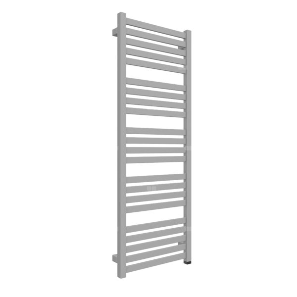 Grzejnik drabinkowy TERMA MARLIN ONE, podłączenie S1, wym. 1185 x 430 mm, kolor jasne aluminium metaliczny RAL9006, moc 467W