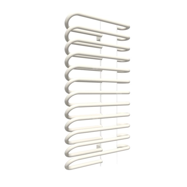 Grzejnik drabinkowy TERMA MICHELLE, podłączenie YL, wym. 780 x 400 mm, kolor biały RAL9010, moc 365W