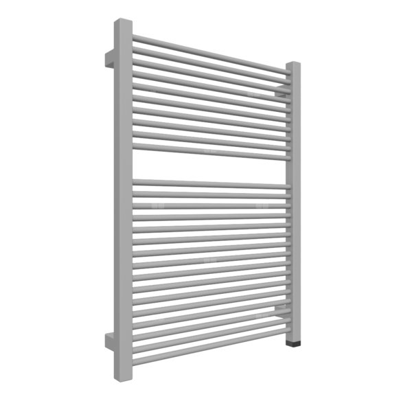 Grzejnik drabinkowy TERMA MIKE ONE, podłączenie S1, wym. 735 x 530 mm, kolor jasne aluminium metaliczny RAL9006, moc 406W