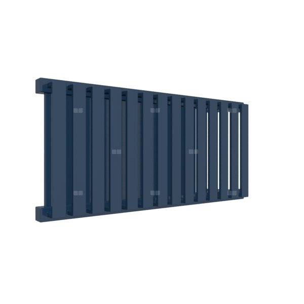 Grzejnik drabinkowy TERMA NEMO, podłączenie L6, wym. 300 x 645 mm, kolor niebieski szafirowy RAL5003, moc 375W