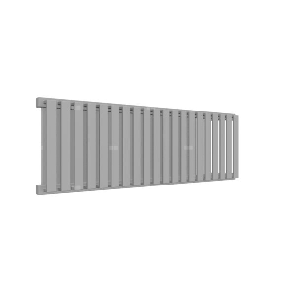 Grzejnik drabinkowy TERMA NEMO, podłączenie P3, wym. 300 x 915 mm, kolor jasne aluminium metaliczny RAL9006, moc 533W