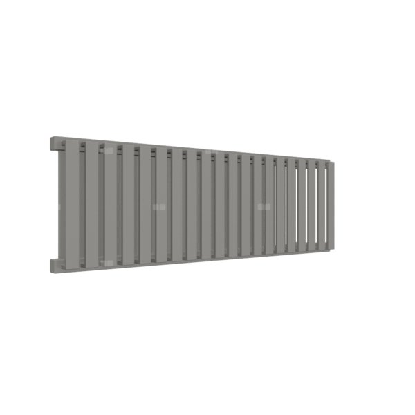 Grzejnik drabinkowy TERMA NEMO, podłączenie YP, wym. 300 x 915 mm, kolor ciemne aluminium metaliczny RAL9007, moc 533W