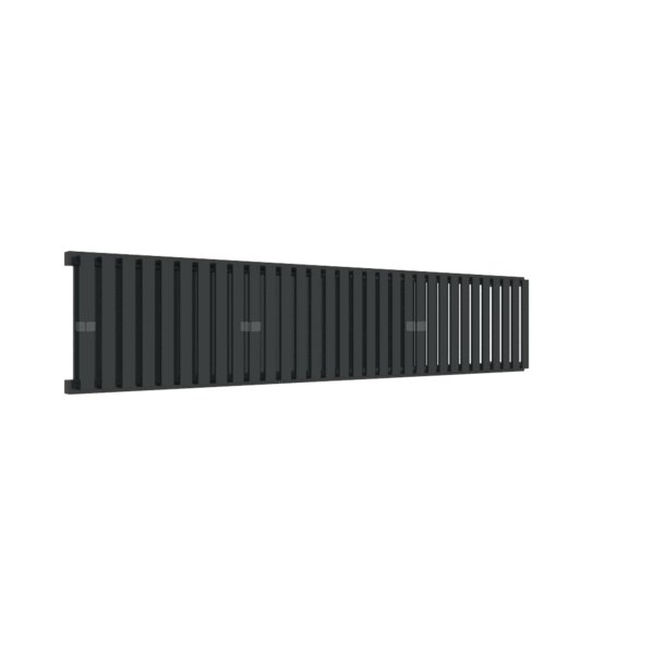 Grzejnik drabinkowy TERMA NEMO, podłączenie YP, wym. 300 x 1455 mm, kolor czarny jak kruk mat RAL9005, moc 847W