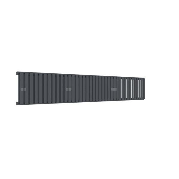 Grzejnik drabinkowy TERMA NEMO, podłączenie YP, wym. 300 x 1725 mm, kolor szary antracytowy RAL7016, moc 1004W