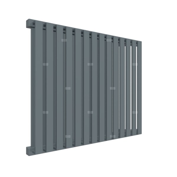 Grzejnik drabinkowy TERMA NEMO, podłączenie YL, wym. 530 x 645 mm, kolor szafir anodowy, moc 626W