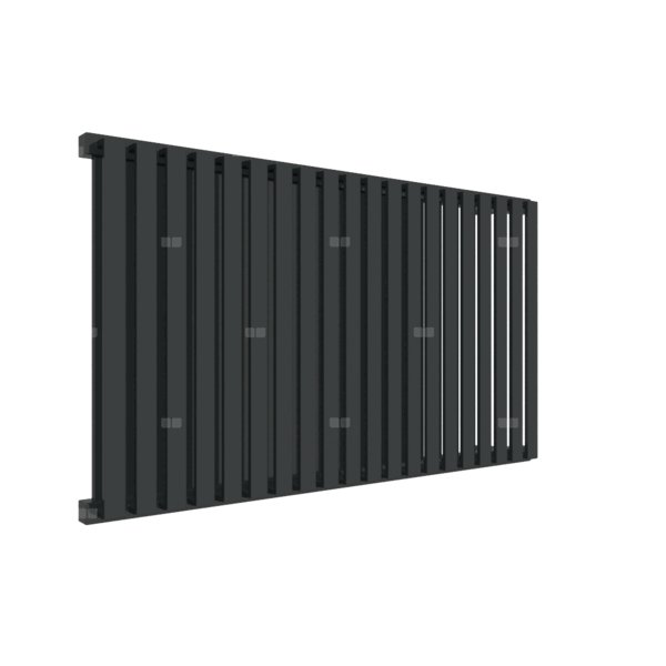 Grzejnik drabinkowy TERMA NEMO, podłączenie YP, wym. 530 x 915 mm, kolor nowy czarny krokodyl
