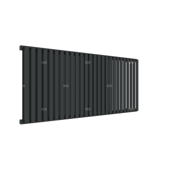 Grzejnik drabinkowy TERMA NEMO, podłączenie YP, wym. 530 x 1185 mm, kolor czarny jak kruk mat RAL9005, moc 1150W