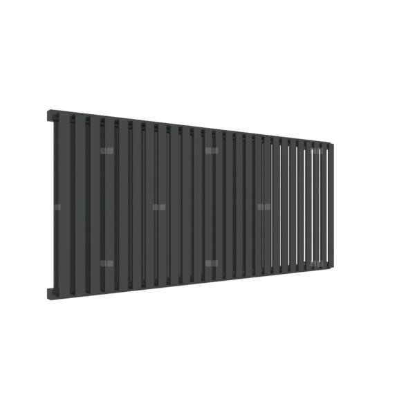 Grzejnik drabinkowy TERMA NEMO, podłączenie YL, wym. 530 x 1185 mm, kolor czarny RAL9011, moc 1150W