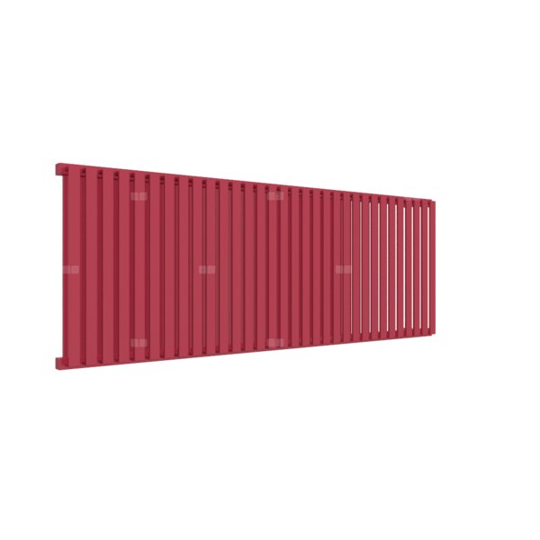 Grzejnik drabinkowy TERMA NEMO, podłączenie YP, wym. 530 x 1455 mm, kolor czerwony malinowy RAL3027, moc 1412W