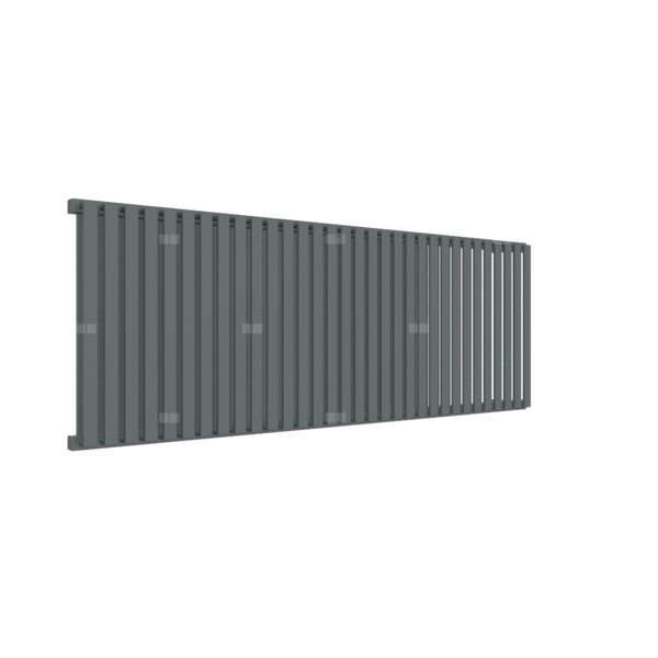 Grzejnik drabinkowy TERMA NEMO, podłączenie YP, wym. 530 x 1455 mm, kolor metaliczny szary, moc 1412W