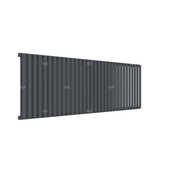 Grzejnik drabinkowy TERMA NEMO, podłączenie L6, wym. 530 x 1455 mm, kolor szary antracytowy RAL7016, moc 1412W