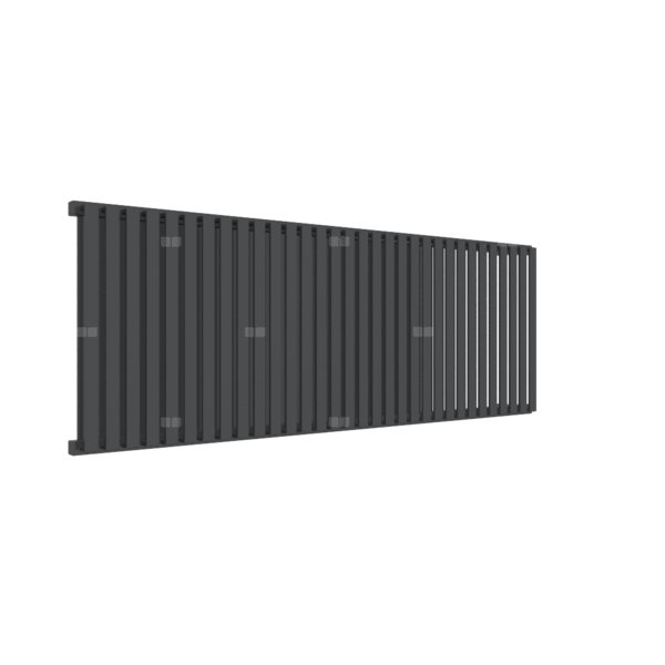 Grzejnik drabinkowy TERMA NEMO, podłączenie L6, wym. 530 x 1455 mm, kolor szary czarny RAL7021, moc 1412W