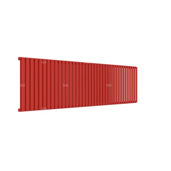 Grzejnik drabinkowy TERMA NEMO, podłączenie YL, wym. 530 x 1725 mm, kolor czerwony drogowy RAL3020, moc 1675W