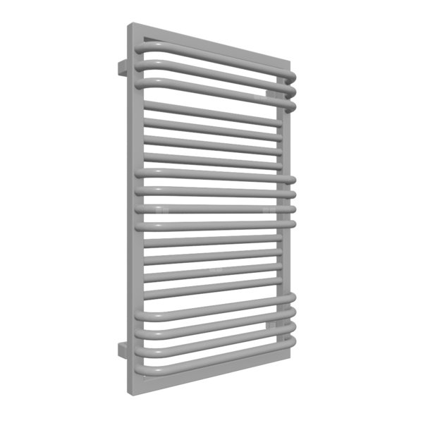 Grzejnik drabinkowy TERMA POC 2, podłączenie L6, wym. 840 x 500 mm, kolor szary sygnałowy RAL7004, moc 493W