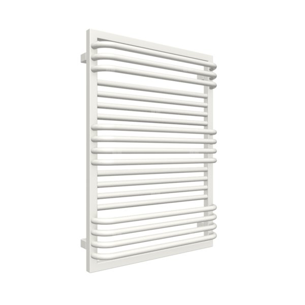 Grzejnik drabinkowy TERMA POC 2, podłączenie ZX, wym. 840 x 600 mm, kolor biały soft RAL9016, moc 590W