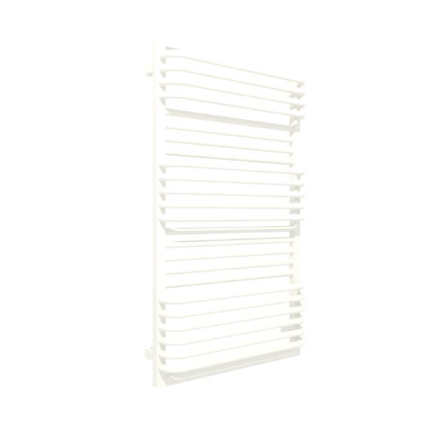 Grzejnik drabinkowy TERMA POC 2, podłączenie ZX, wym. 1040 x 600 mm, kolor biały soft RAL9016, moc 743W