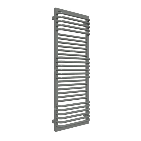 Grzejnik drabinkowy TERMA POC 2, podłączenie ZX, wym. 1240 x 450 mm, kolor granit, moc 669W