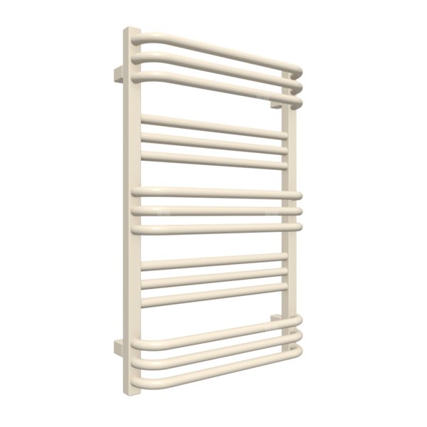 Grzejnik elektryczny TERMA POLA 500 x 780 mm, kolor biały ostrygowy RAL1013, moc 400 W, podłączenie E8, kabel spiralny z wtyczką