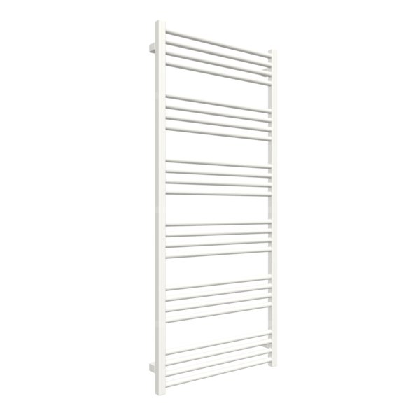 Grzejnik elektryczny TERMA FIONA 600 x 1380 mm, kolor biały drogowy RAL9016, moc 800 W, podłączenie E8, kabel prosty z wtyczką