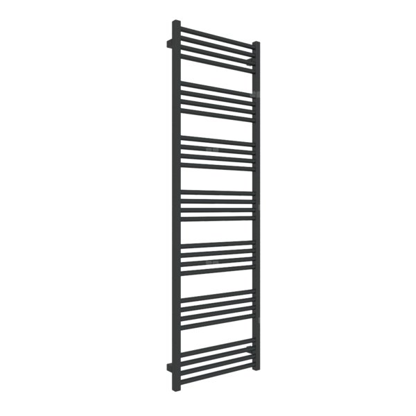 Grzejnik drabinkowy TERMA FIONA, podłączenie SX, wym. 1620 x 500 mm, kolor czarny jak kruk połysk RAL9005, moc 689W