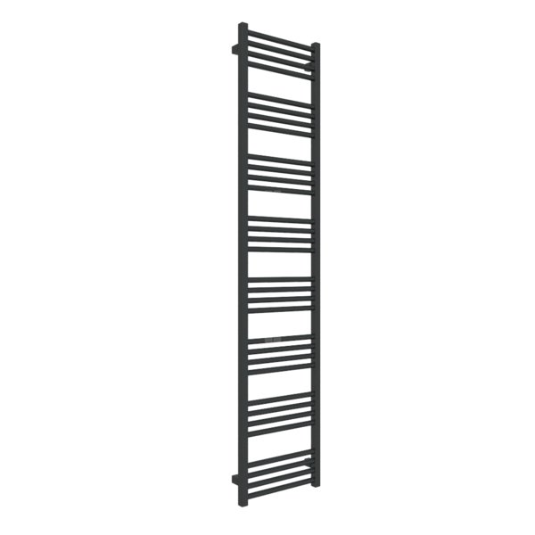 Grzejnik drabinkowy TERMA FIONA, podłączenie ZX, wym. 1860 x 400 mm, kolor czarny jak kruk mat RAL9005, moc 660W