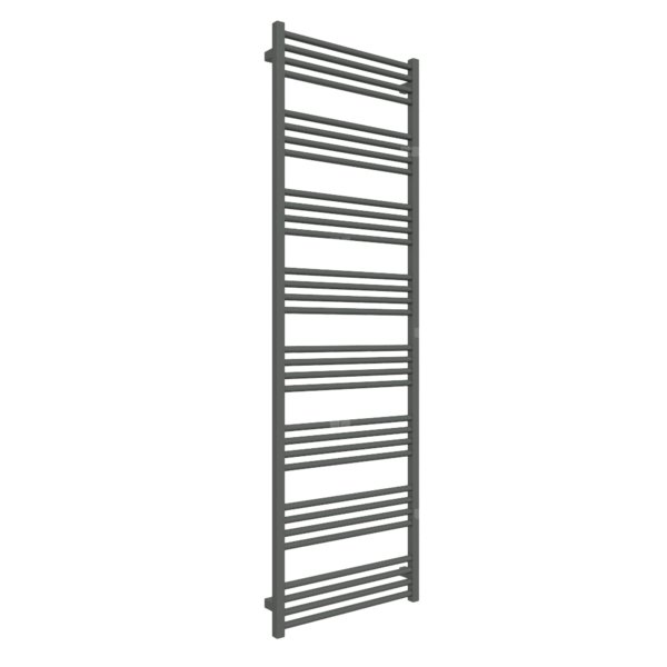 Grzejnik drabinkowy TERMA FIONA, podłączenie SX, wym. 1860 x 580 mm, kolor szary drogowy b RAL7043, moc 897W
