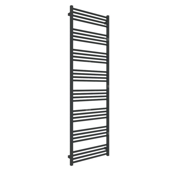Grzejnik drabinkowy TERMA FIONA, podłączenie ZX, wym. 1860 x 600 mm, kolor czarny jak kruk mat RAL9005, moc 922W