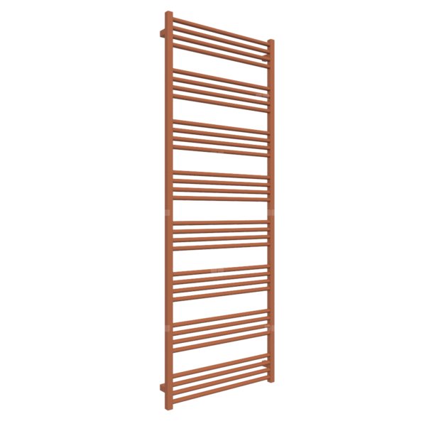 Grzejnik drabinkowy TERMA FIONA, podłączenie ZX, wym. 1860 x 680 mm, kolor brązowy pomarańczowy RAL8023, moc 1023W