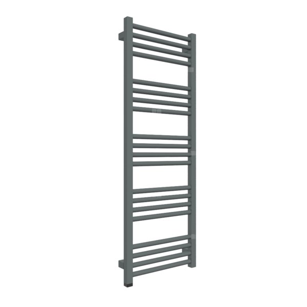 Grzejnik drabinkowy TERMA FIONA ONE, podłączenie S1, wym. 1140 x 400 mm, kolor metaliczny szary, moc 385W