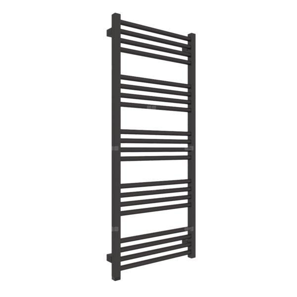 Grzejnik drabinkowy TERMA FIONA ONE, podłączenie S1, wym. 1140 x 480 mm, kolor heban, moc 471W