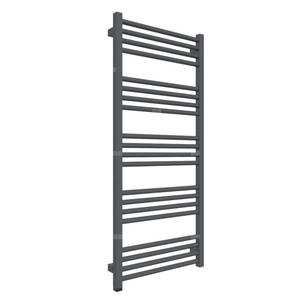 Grzejnik drabinkowy TERMA FIONA ONE, podłączenie S8, wym. 1140 x 500 mm, kolor czarny anodowy, moc 481W