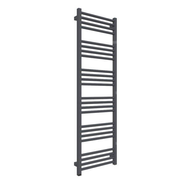 Grzejnik drabinkowy TERMA FIONA ONE, podłączenie S1, wym. 1380 x 430 mm, kolor szary antracytowy RAL7016, moc 600W