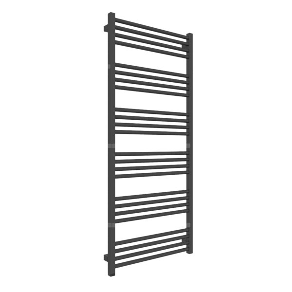 Grzejnik drabinkowy TERMA FIONA ONE, podłączenie S8, wym. 1380 x 600 mm, kolor czarny RAL9017, moc 600W
